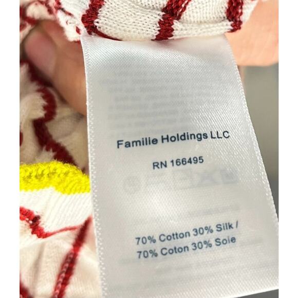 GUEST IN RESIDENCE Sz S Small Red White Stripe Ribbed Dress - Picture 5 of 10